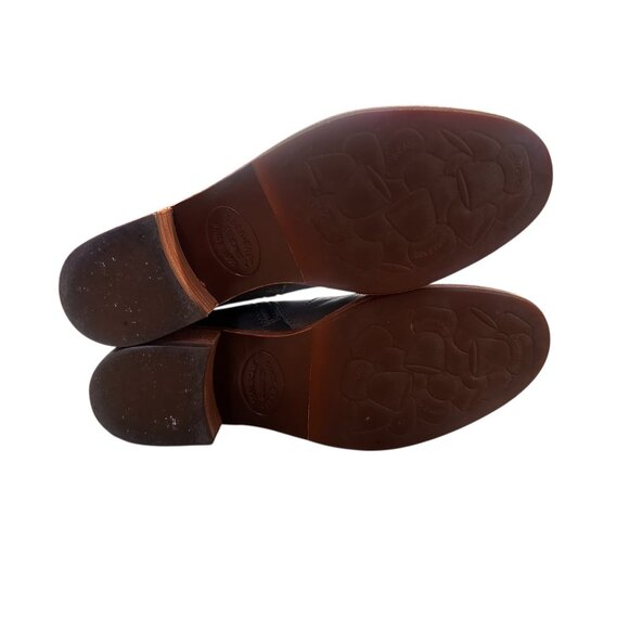 Kork Ease Casper Western Ankle Boots Womens 9 Brown Leather Bohemian Cowgirl Zip - Picture 6 of 14